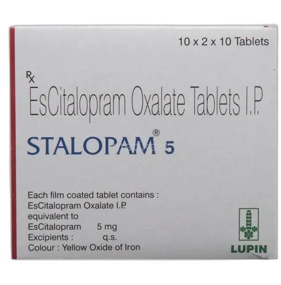 stalopam 5mg tablet 10's